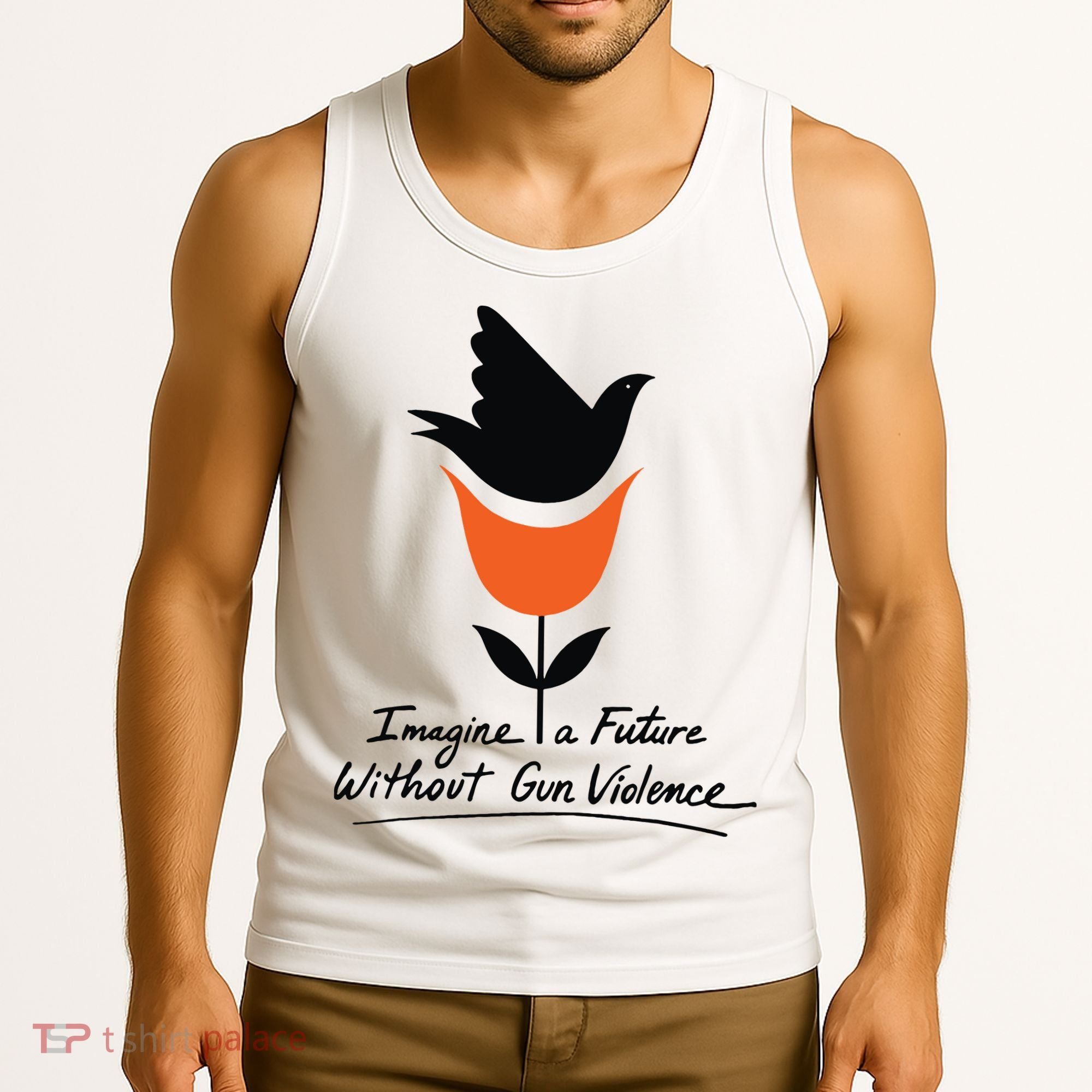 Imagine A Future Without Gun Violence Tee For Gun Control Tank Top