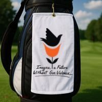 Imagine A Future Without Gun Violence Tee For Gun Control Golf Towel thumb 2
