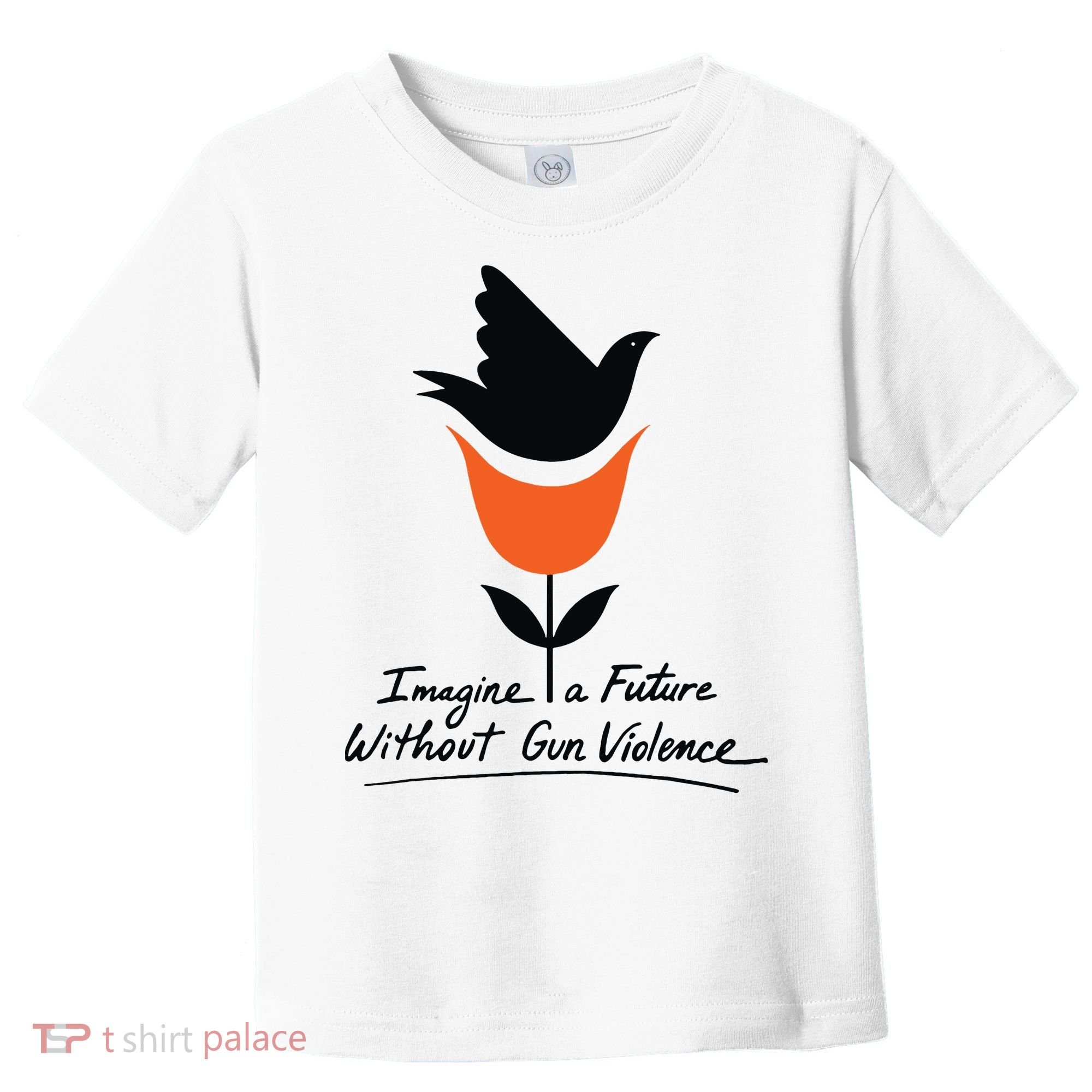Imagine A Future Without Gun Violence Tee For Gun Control Toddler T-Shirt
