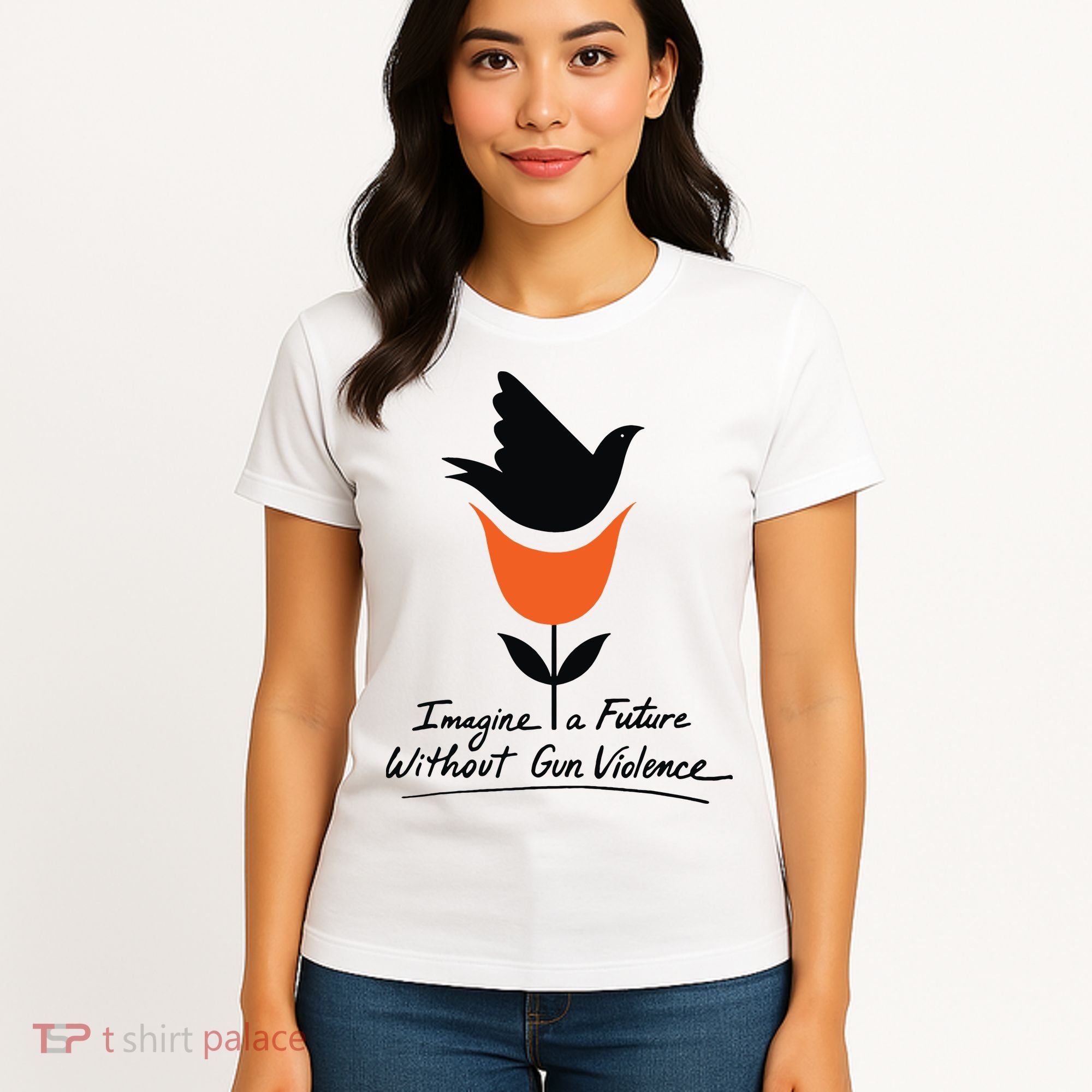 Imagine A Future Without Gun Violence Tee For Gun Control Women's T-Shirt