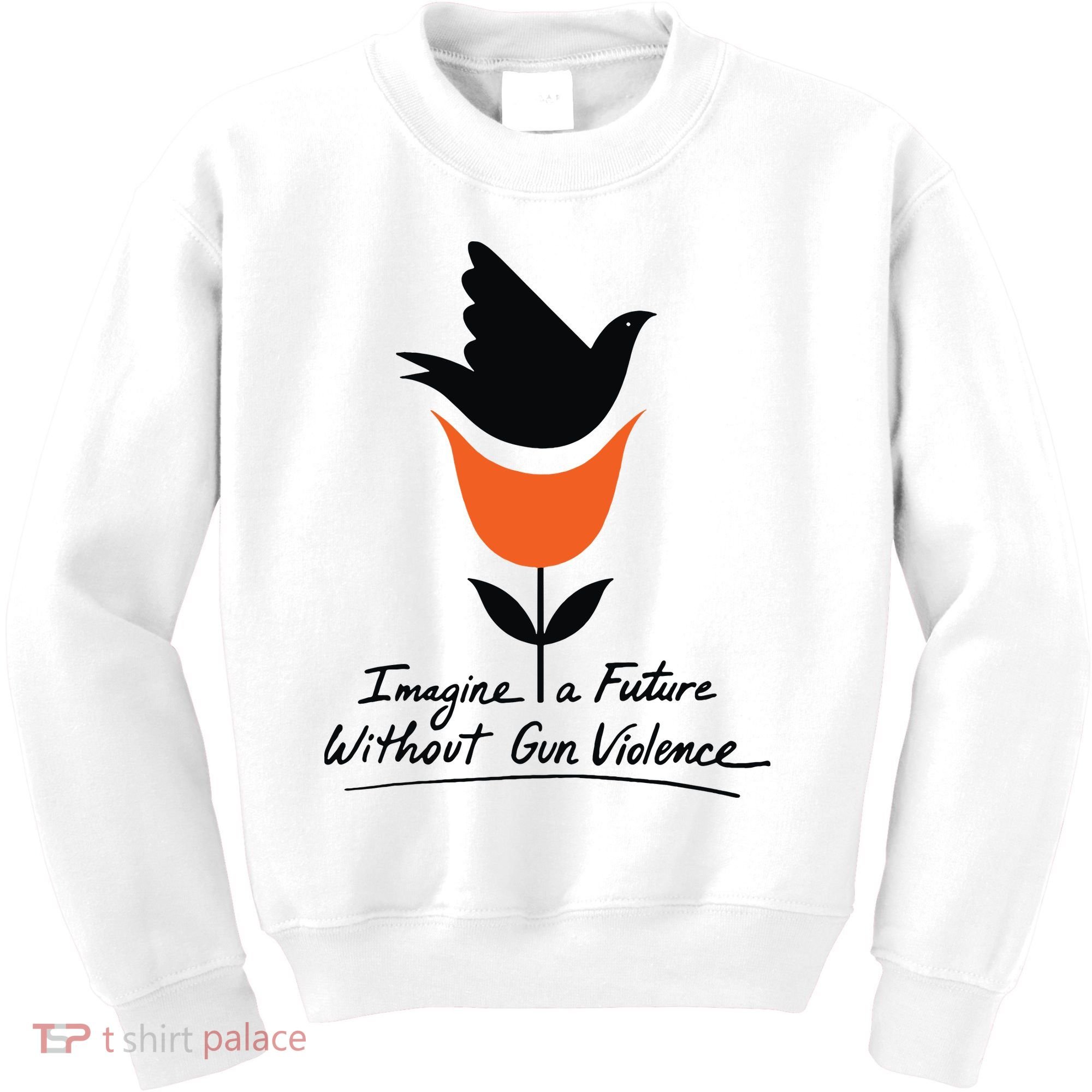 Imagine A Future Without Gun Violence Tee For Gun Control Kids Sweatshirt