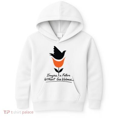 Imagine A Future Without Gun Violence Tee For Gun Control Kids Hoodie