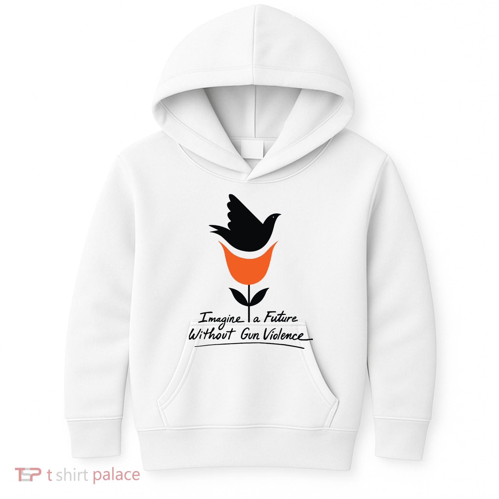 Imagine A Future Without Gun Violence Tee For Gun Control Kids Hoodie