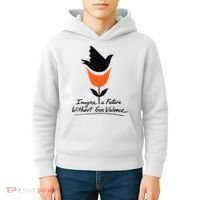 Imagine A Future Without Gun Violence Tee For Gun Control Kids Hoodie thumb 4