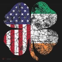 Irish American Flag Ireland Flag ST PATRICKS DAY Gift Lucky Backpack thumb 2