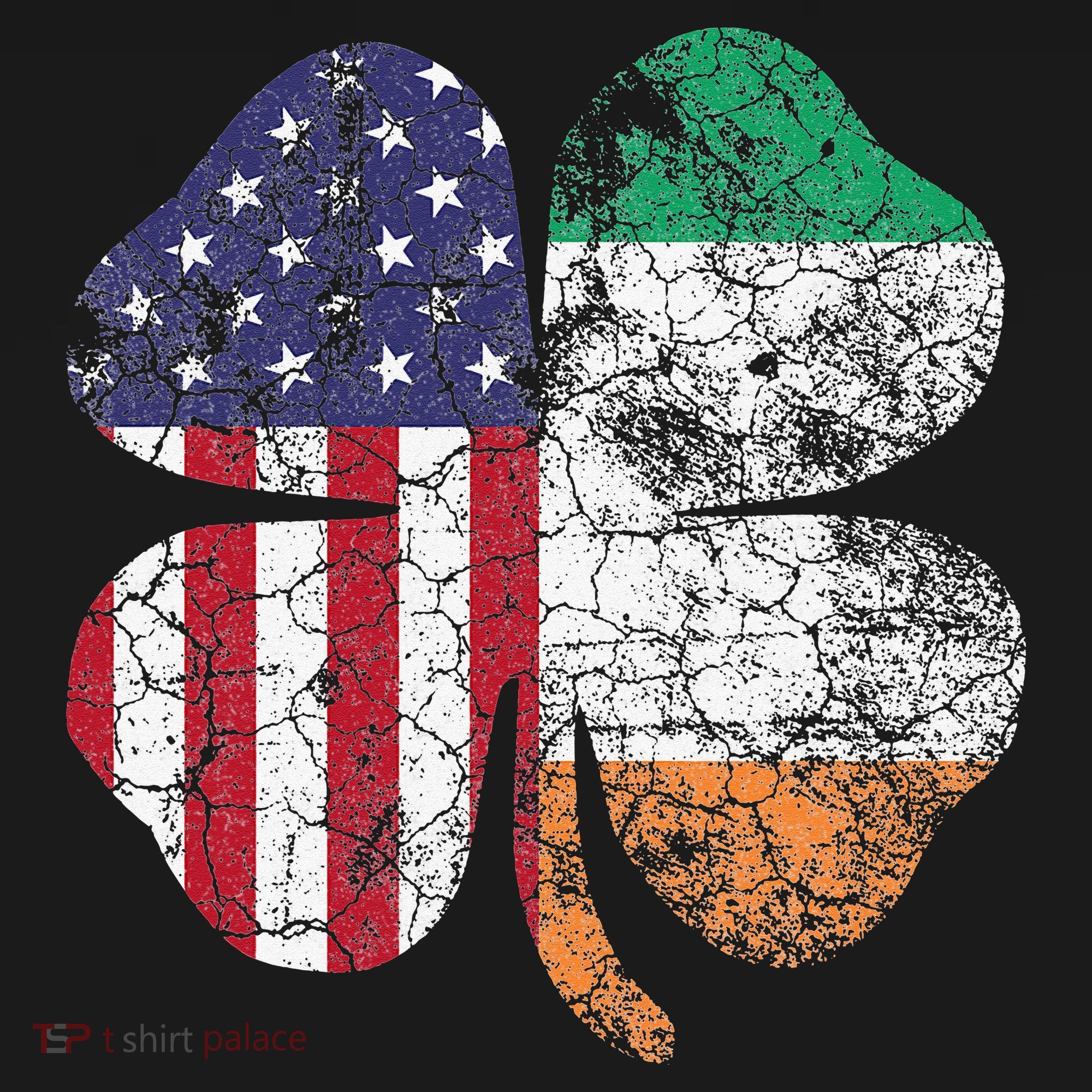 Irish American Flag Ireland Flag ST PATRICKS DAY Gift Lucky Women's Hoodie