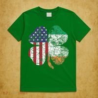 Irish American Flag Ireland Flag ST PATRICKS DAY Gift Lucky T-Shirt thumb 5