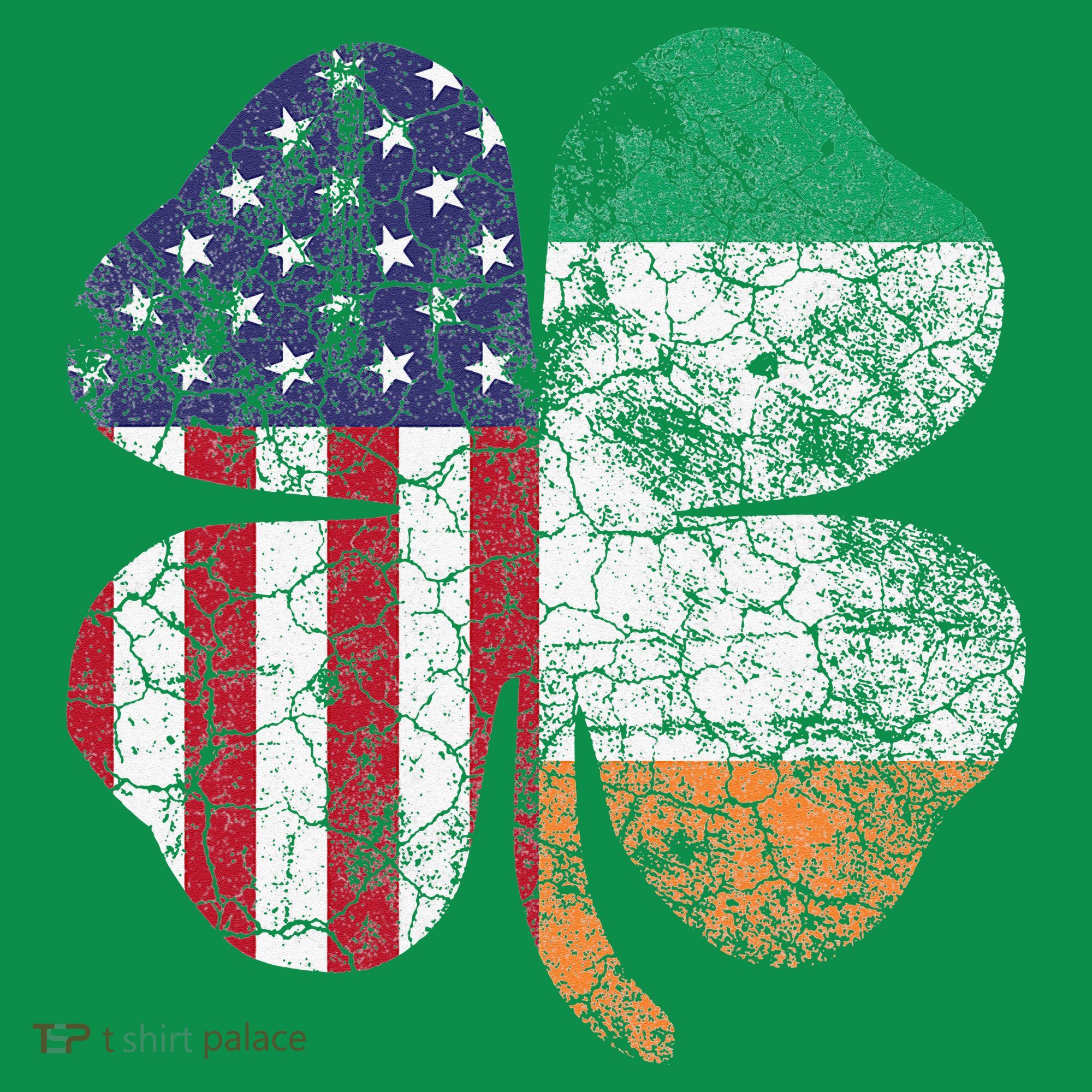Irish American Flag Ireland Flag ST PATRICKS DAY Gift Lucky Baby Bodysuit
