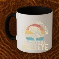 Its All Fun And Games Until Someone Loses A Walleye Fishing Coffee Mug thumb 2
