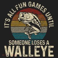 Its All Fun And Games Until Someone Loses A Walleye Fishing Beanie thumb 2