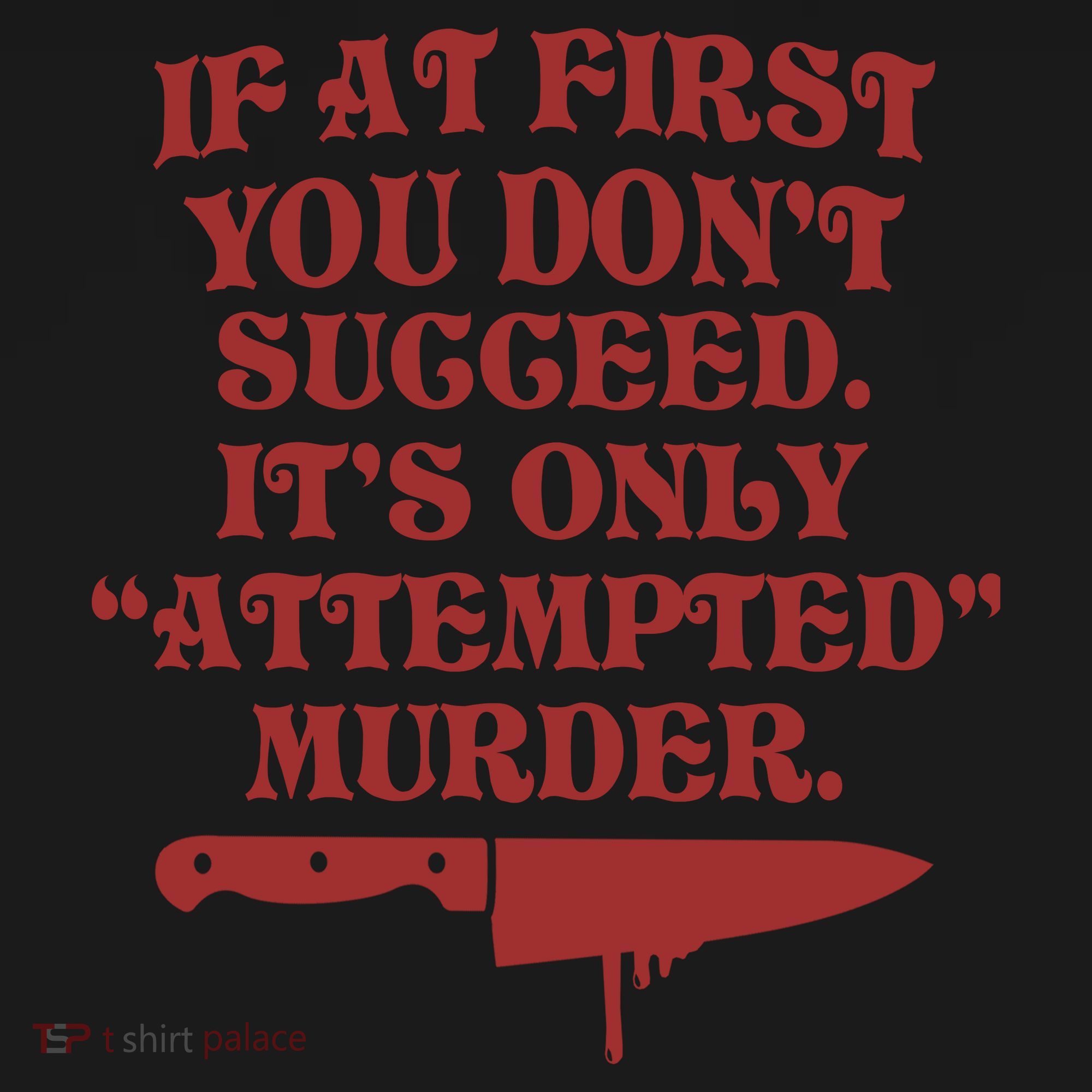 If At First You Don't Succeed It's Only Attempted Murder Coaster