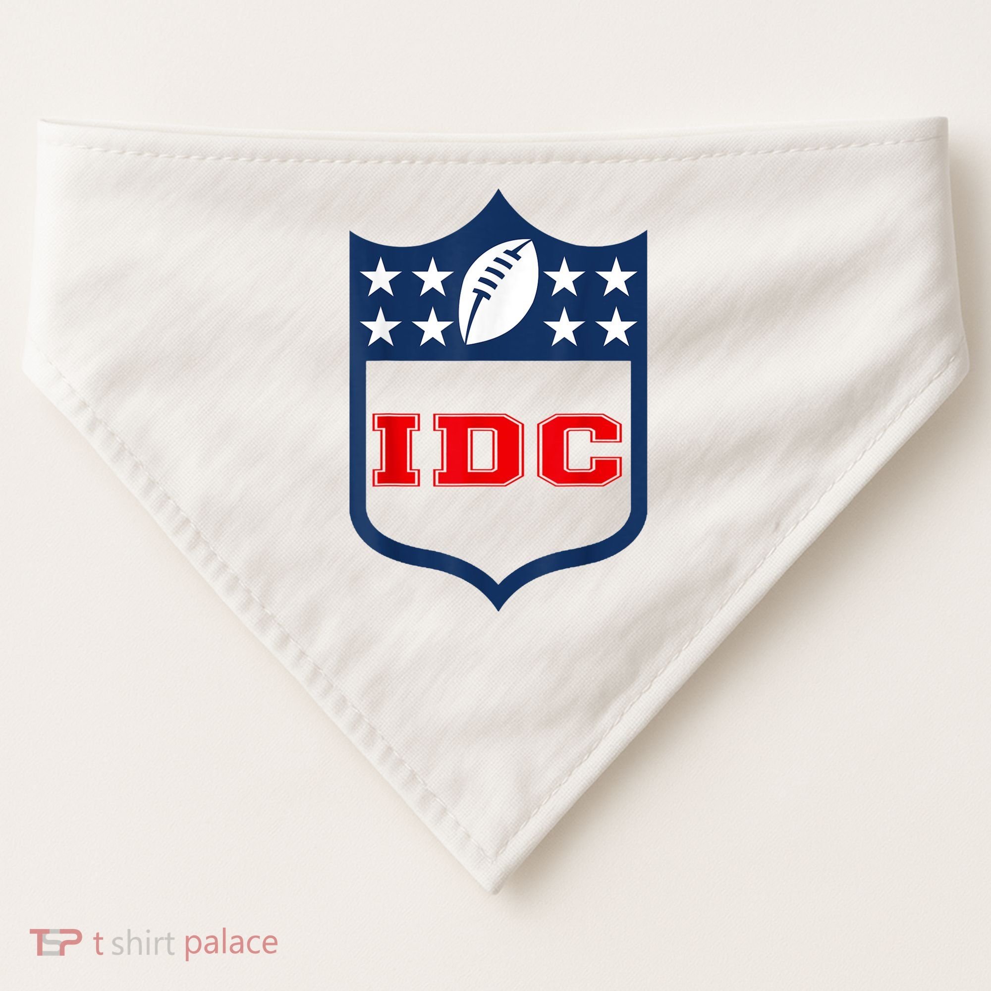 IDC American Football Lover USA-Made Doggie Bandana