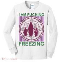 I Am Fucking Freezing Kids Long Sleeve Shirt thumb 0