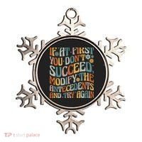 If At First You Dont Succeed Behavior Teacher ABA Therapist Ornament thumb 0