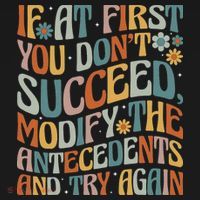 If At First You Dont Succeed Behavior Teacher ABA Therapist Kids Long Sleeve Shirt thumb 2