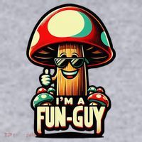 IM A Fun Guy Amusing Mushroom EnthusiastS Funny Pun Women's Sweatshirt thumb 2