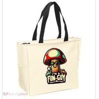 IM A Fun Guy Amusing Mushroom EnthusiastS Funny Pun Tote Bag thumb 2