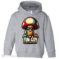 IM A Fun Guy Amusing Mushroom EnthusiastS Funny Pun Toddler Hoodie thumb 0