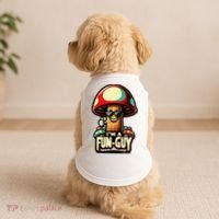 IM A Fun Guy Amusing Mushroom EnthusiastS Funny Pun Doggie Tank thumb 2