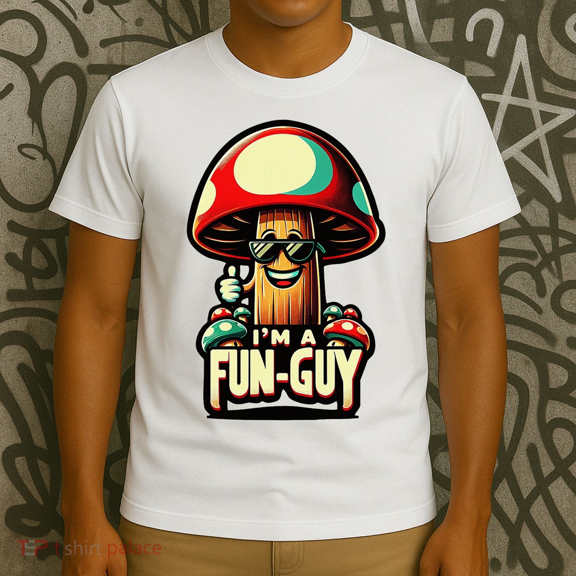 IM A Fun Guy Amusing Mushroom EnthusiastS Funny Pun T-Shirt