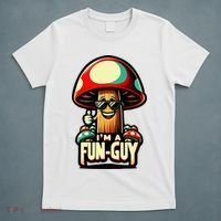 IM A Fun Guy Amusing Mushroom EnthusiastS Funny Pun T-Shirt thumb 5