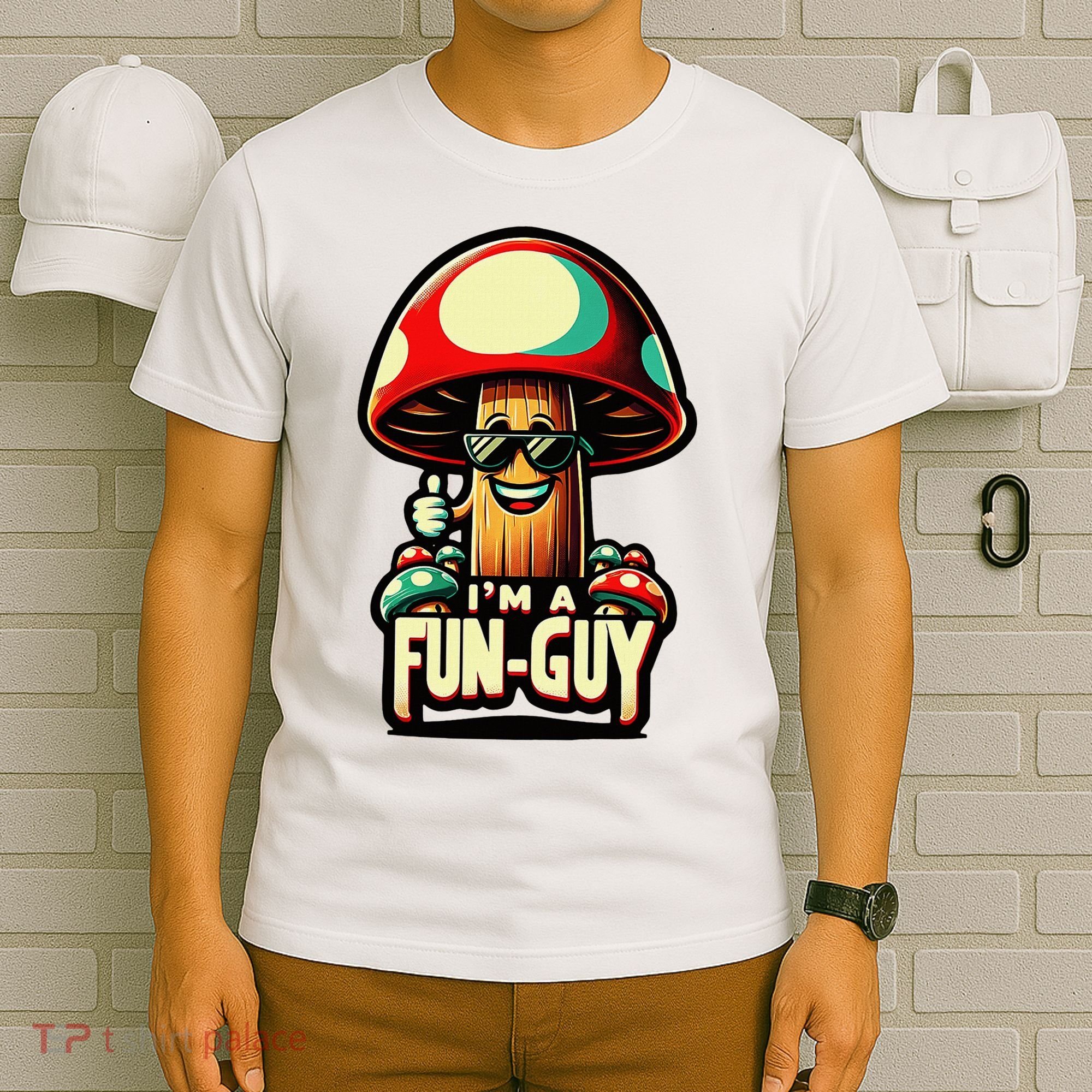 IM A Fun Guy Amusing Mushroom EnthusiastS Funny Pun T-Shirt
