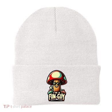 IM A Fun Guy Amusing Mushroom EnthusiastS Funny Pun Beanie