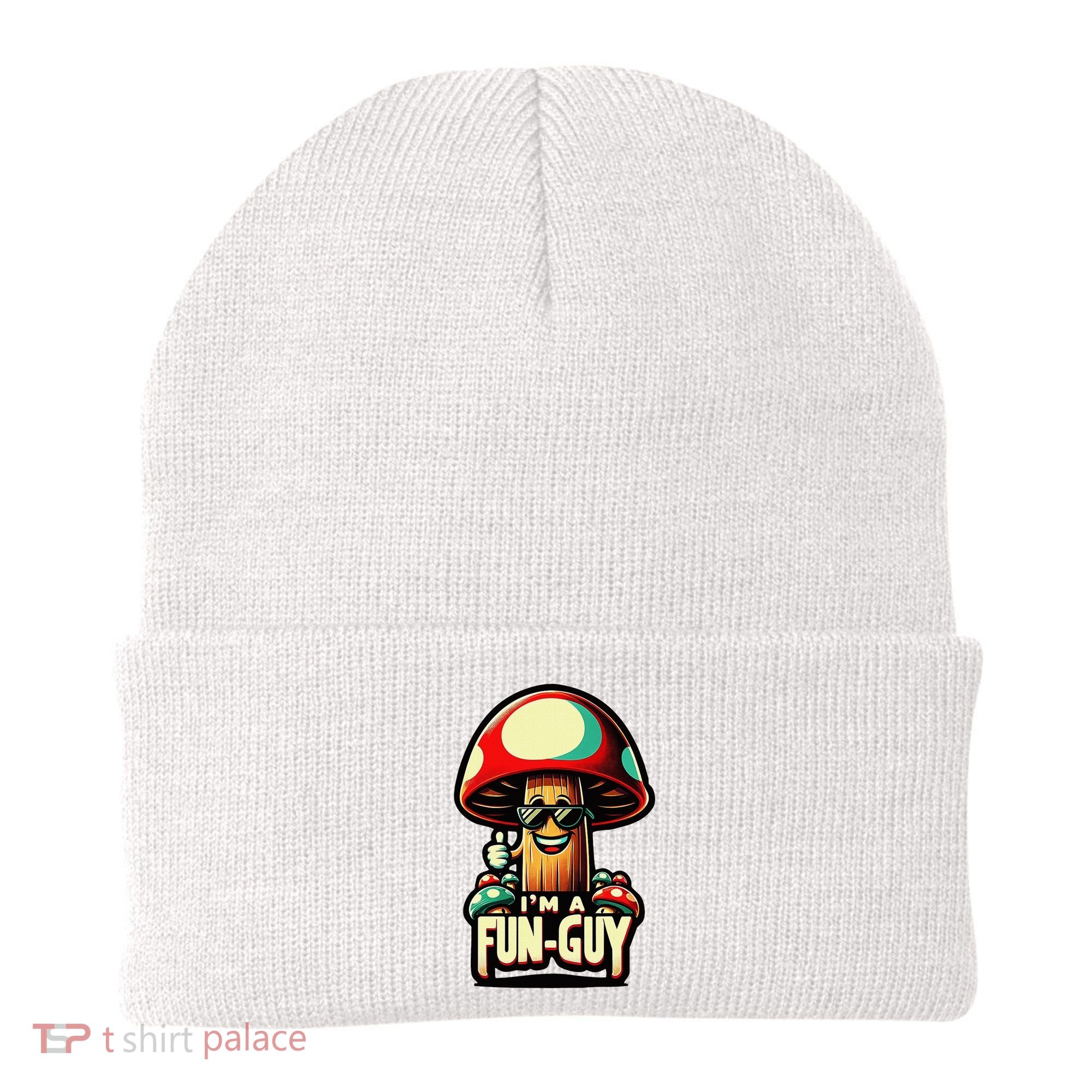 IM A Fun Guy Amusing Mushroom EnthusiastS Funny Pun Beanie