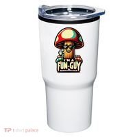 IM A Fun Guy Amusing Mushroom EnthusiastS Funny Pun Tumbler thumb 0