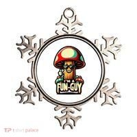 IM A Fun Guy Amusing Mushroom EnthusiastS Funny Pun Ornament thumb 0