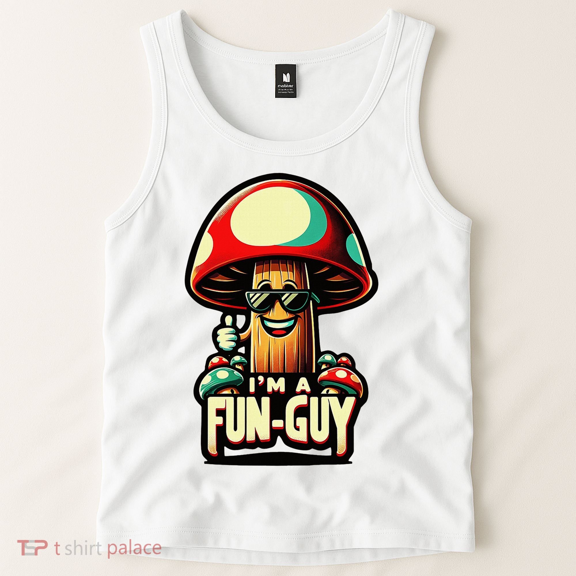 IM A Fun Guy Amusing Mushroom EnthusiastS Funny Pun Tank Top