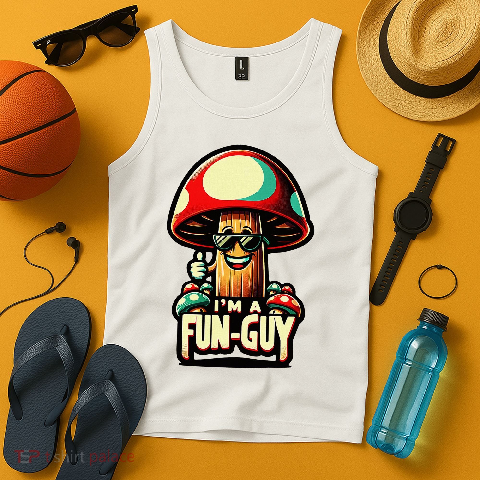 IM A Fun Guy Amusing Mushroom EnthusiastS Funny Pun Tank Top
