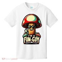 IM A Fun Guy Amusing Mushroom EnthusiastS Funny Pun Kids T-Shirt thumb 0