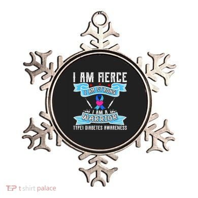 I Am Fierce Strong A Warrior Type 1 Diabetes Awareness Ornament