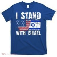 Israeli American Flag Pride Israel Usa Star Of Jerusalem T-Shirt thumb 0