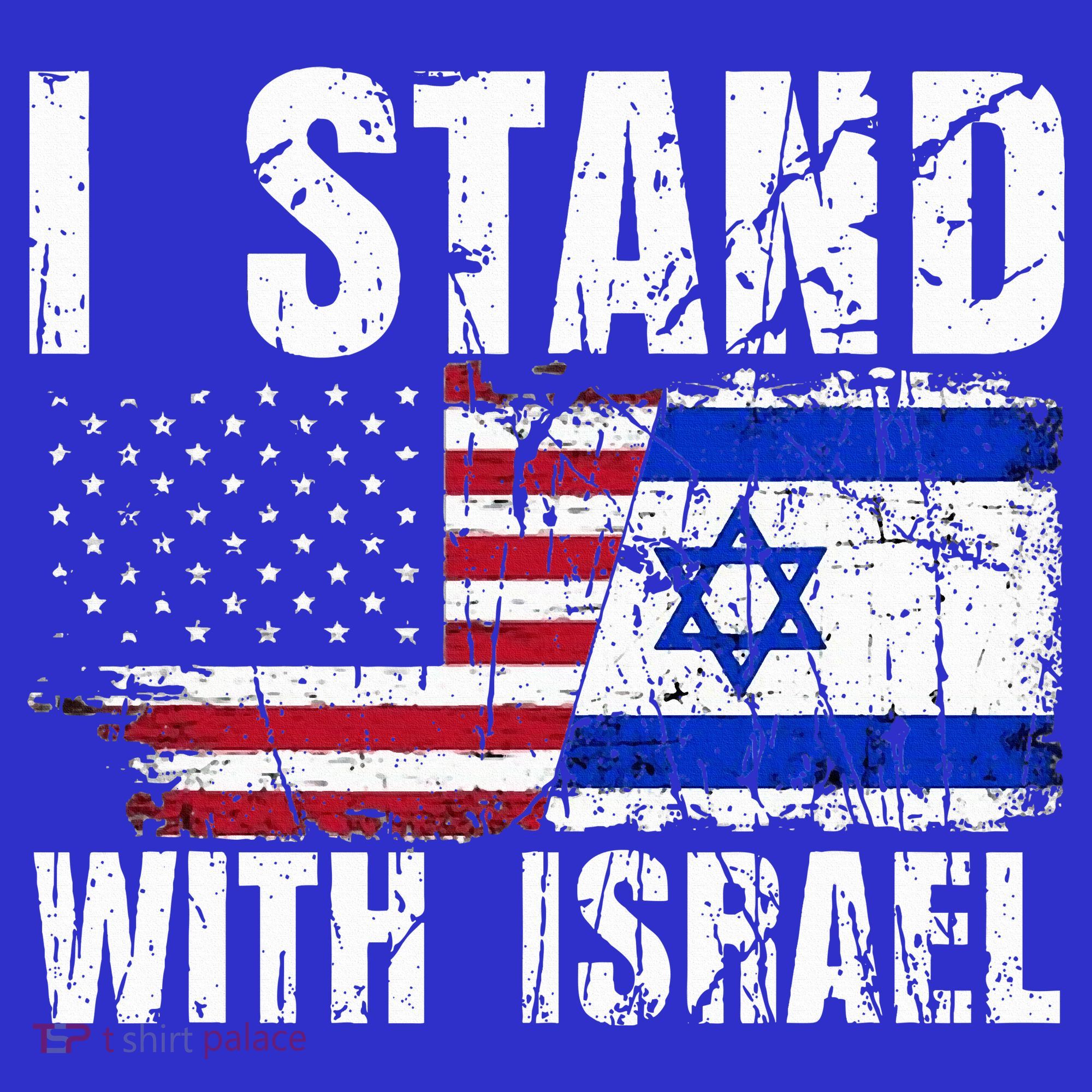 Israeli American Flag Pride Israel Usa Star Of Jerusalem Women's Tank Top