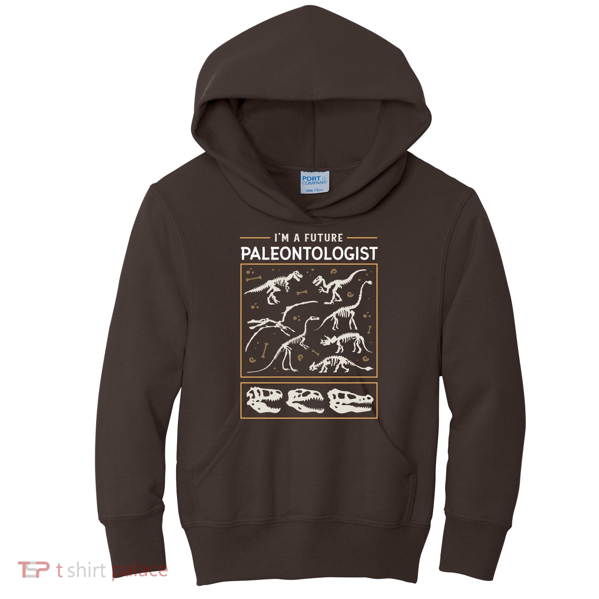 Im A Future Paleontologist Kids Hoodie