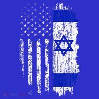 Israeli American Flag Pride Israel USA Israeli Long Sleeve Shirt thumb 2