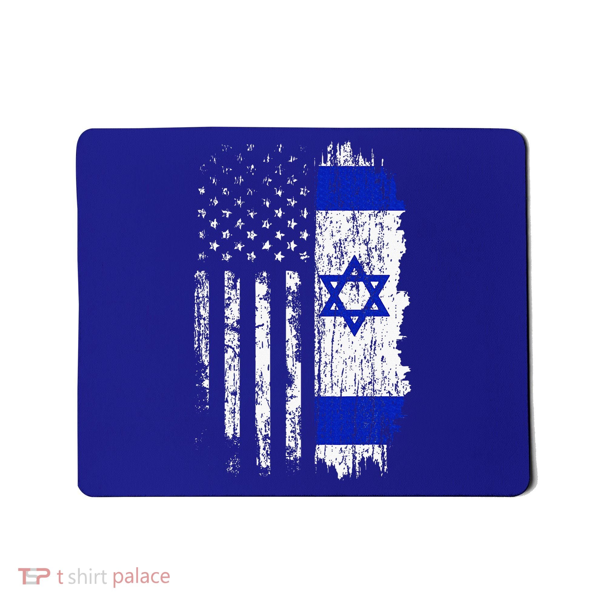 Israeli American Flag Pride Israel USA Israeli Mousepad