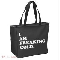 I Am Freaking Cold Funny Tote Bag thumb 2