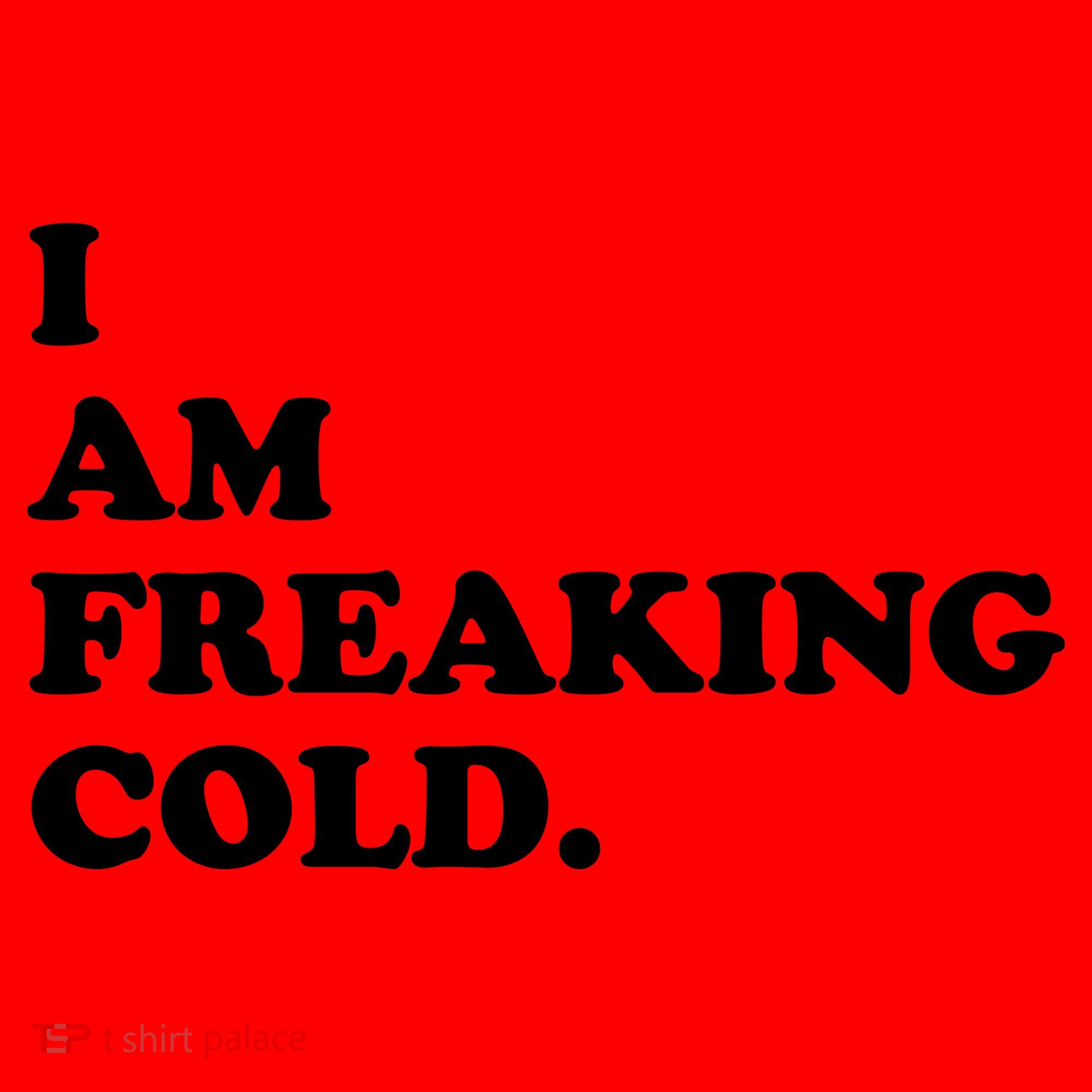 I Am Freaking Cold Funny Santa Hat
