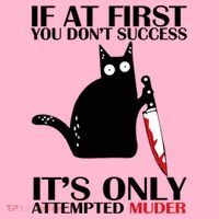 If At First You Dont Succeed It Is Only Attempted Murder Cool Gift Coaster thumb 2