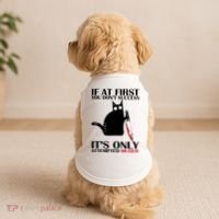 If At First You Dont Succeed It Is Only Attempted Murder Cool Gift Doggie Tank thumb 2