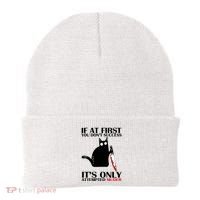 If At First You Dont Succeed It Is Only Attempted Murder Cool Gift Beanie thumb 0