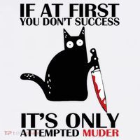 If At First You Dont Succeed It Is Only Attempted Murder Cool Gift Mousepad thumb 1
