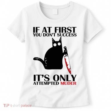 If At First You Dont Succeed It Is Only Attempted Murder Cool Gift Women's T-Shirt
