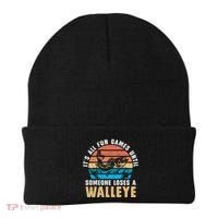 It's All Fun And Game Until Someone Loses A Walleye Fishing Beanie thumb 0