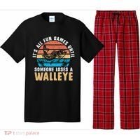 It's All Fun And Game Until Someone Loses A Walleye Fishing Pajama Set thumb 0