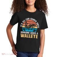 It's All Fun And Game Until Someone Loses A Walleye Fishing Kids T-Shirt thumb 2