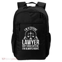 Im A Future Lawyer Apparel Law Student Gift Backpack thumb 0